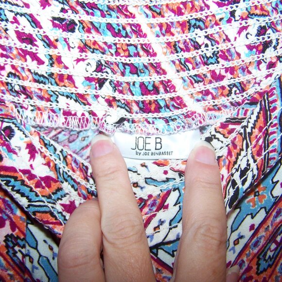 Joe B Aztec Wide Leg Pants Sz M - Picture 5 of 5